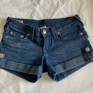 True Religion Jean Shorts